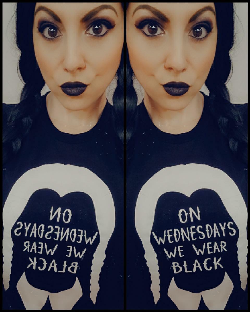 "On Wednesdays We Wear Black" Wednesday Tee - Unisex Shirt