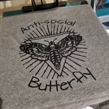 Anti-Social Butterfly Tee - Unisex Shirt