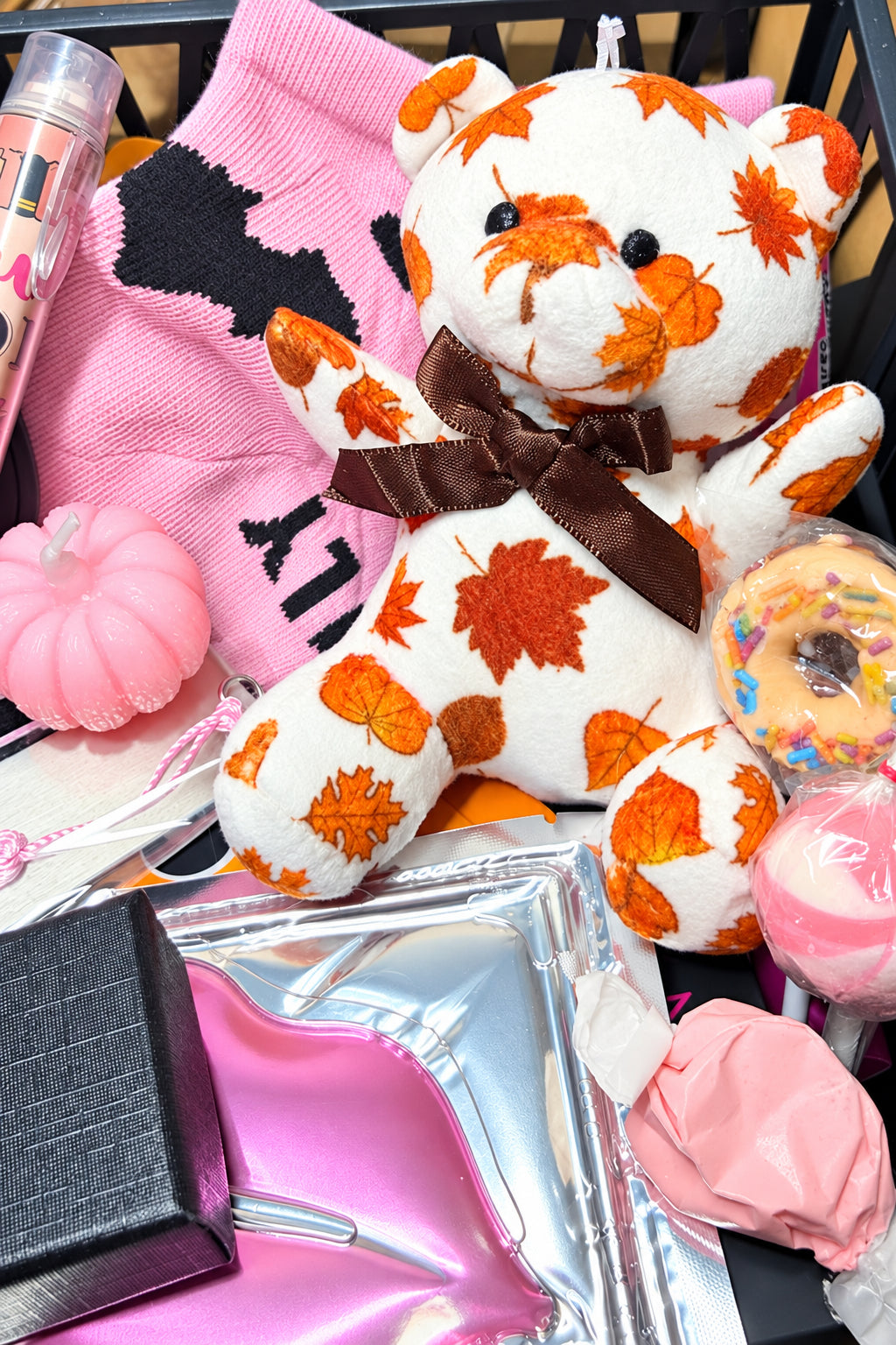 Pink Halloween Book Box - October breast cancer awareness month