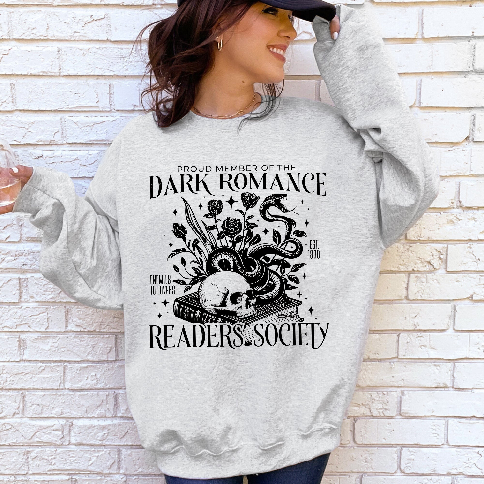 Dark Romance Readers Society, Romantasy, Booktok, Library, Books Sweatshirt