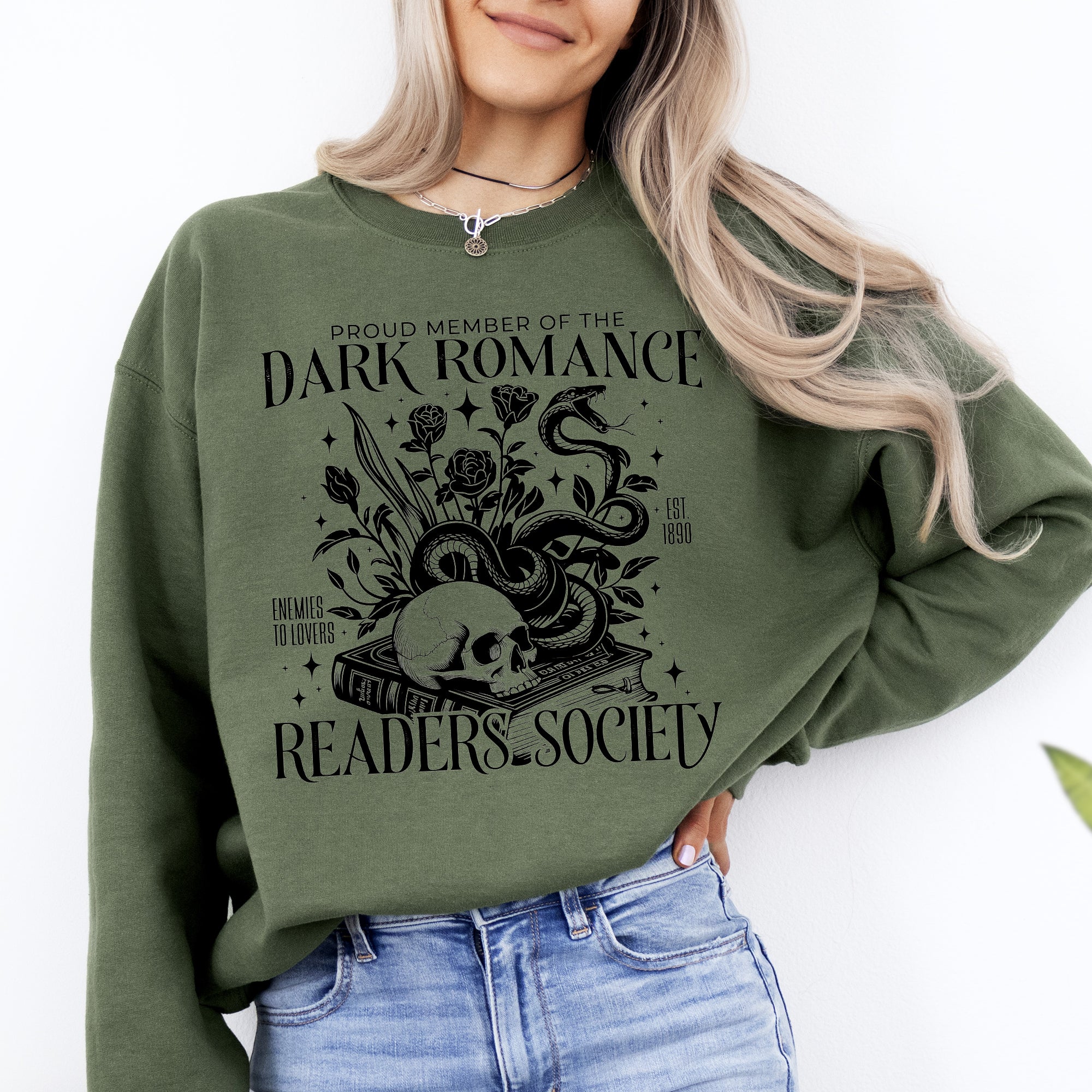 Dark Romance Readers Society, Romantasy, Booktok, Library, Books Sweatshirt
