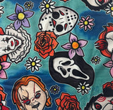 Springtime Horror Leggings (Exclusive) - Chucky Ghostface Pennywise Jason Jigsaw High-quality Handcrafted Vibrant Leggings