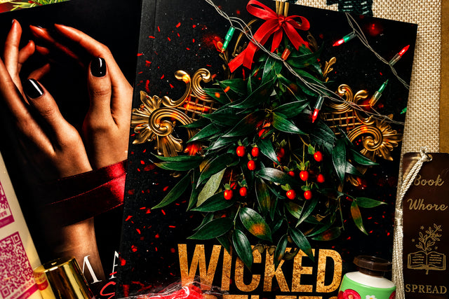 Deluxe Holiday Dark Romance Gift Box w/ signed dark romance holiday book - Dark Romance Crates