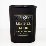 Leather + Lore Candle - Library - Dark Romance Crates
