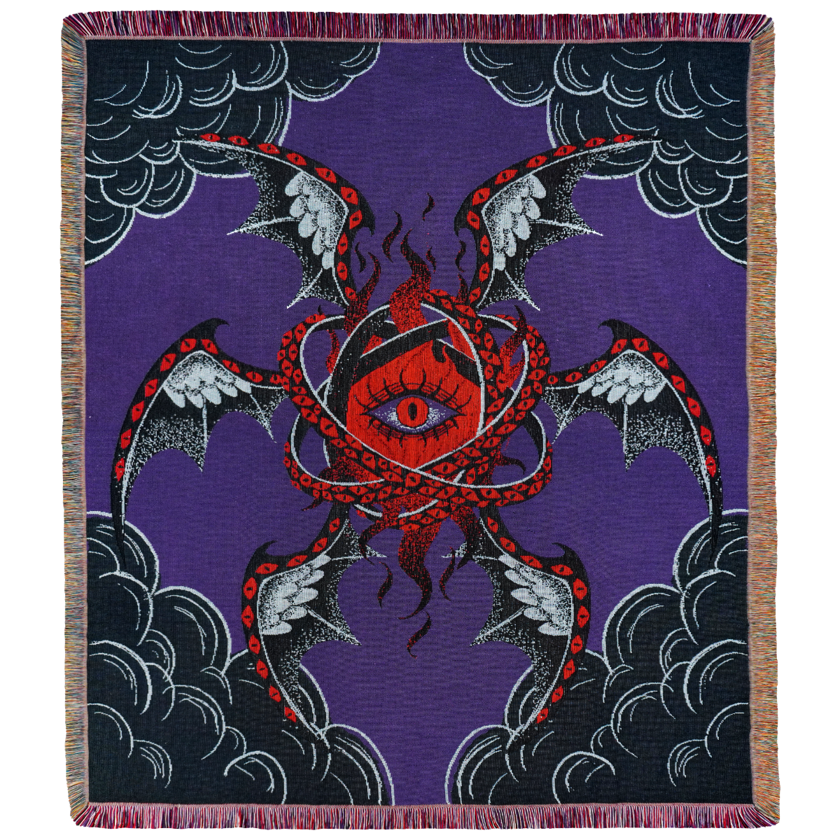 Mephisto - Seraphim Dark Angel Woven Blanket