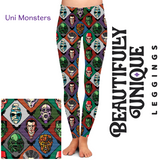 Uni Monsters Semi-Exclusive Leggings - High-quality Handcrafted Vibrant