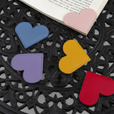 Dark Romance Bookmarks: Leather Corner Hearts (see bulk rate) - Dark Romance Crates