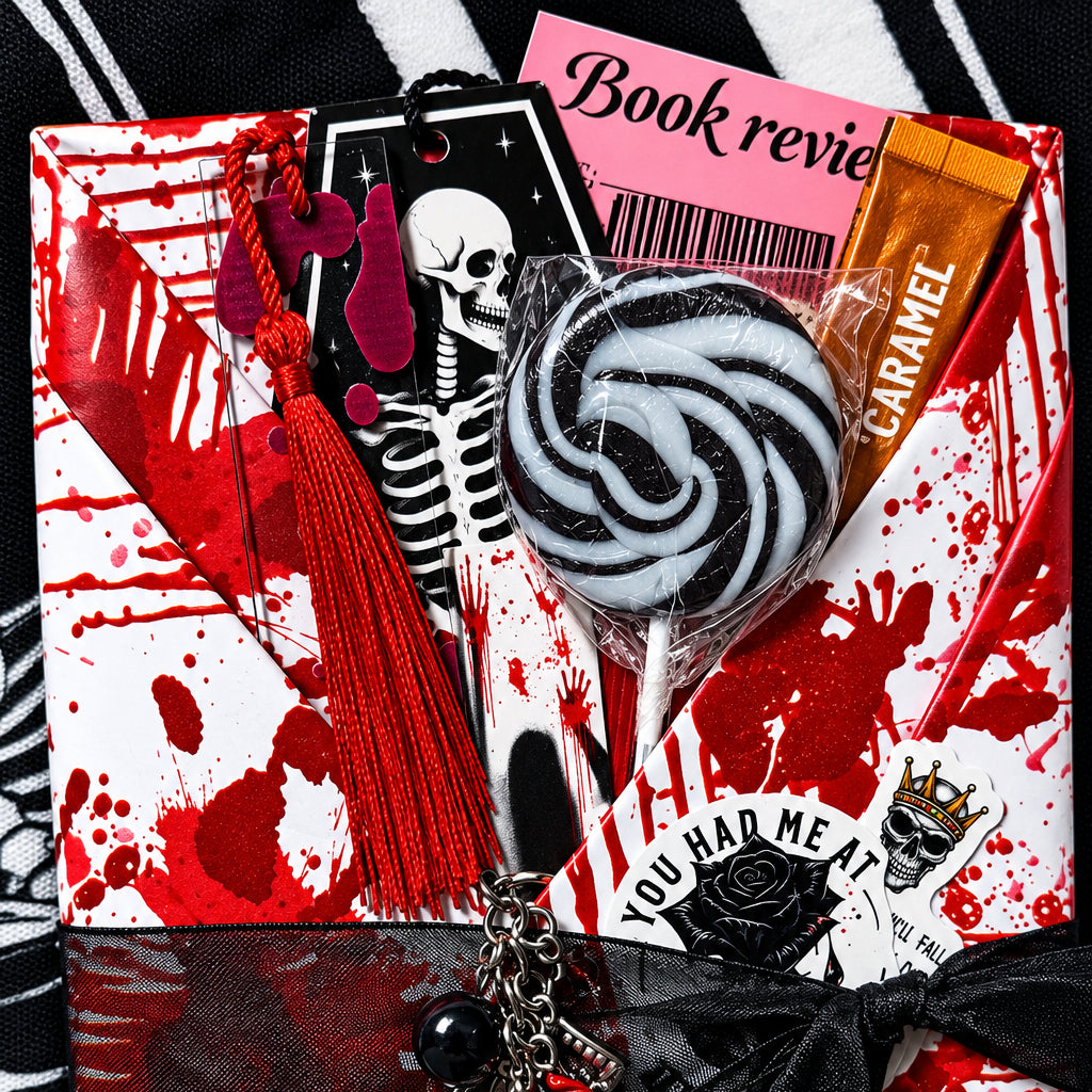 Horror Romance Book Box: Horror Theme, Dark & Spicy Books, Merch