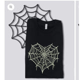 Heart Spider Web Tee - Unisex Shirt