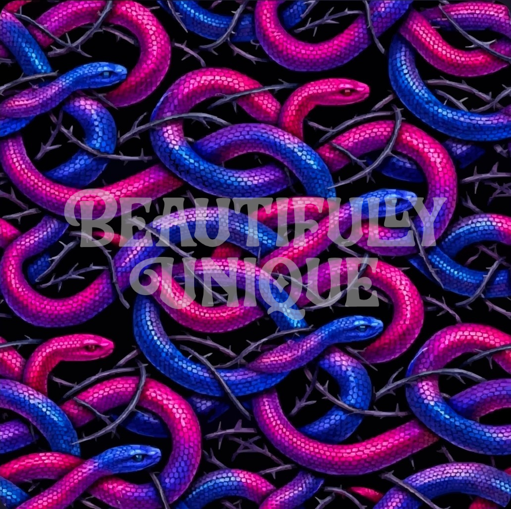 Pre-Order: Bisexual Thornbound Exclusive Leggings - High-quality Handcrafted Vibrant LGBTQ+ Pride