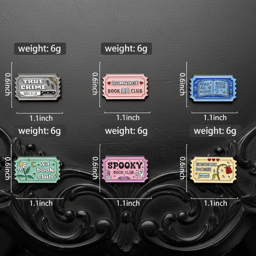 Retro Smut Pin lapel brooche (see bulk rate) - Dark Romance Crates